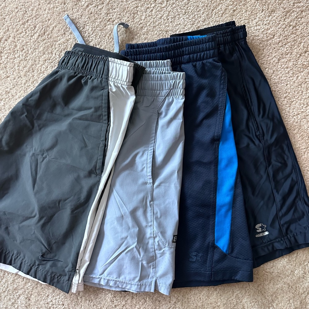 4 pack gym shorts nike starter